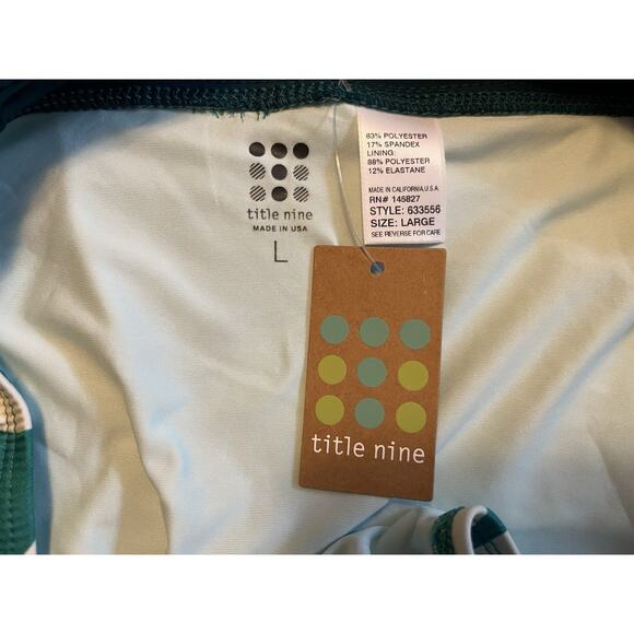 Title Nine Lehua Full Coverage Bikini Bottoms Mid Rise Size Large Swim NWT - Picture 4 of 8